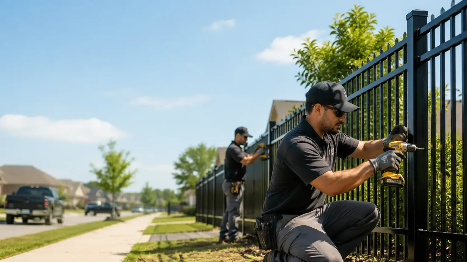 Metal Fence Installation in West Islip, NY
